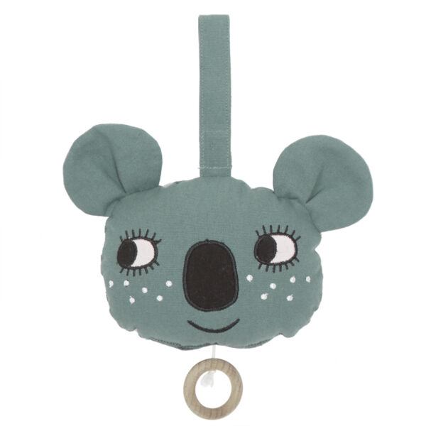 Jucărie muzicală pătuț din bumbac organic - Koala, ROOMMATE