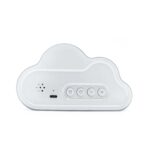 Ceas deșteptător cu afișaj digital, temperatură și lumină ambientală - White, LALARMA - imagine 5