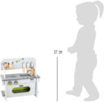 Mini-bucătărie compactă din lemn, cu accesorii, SMALL FOOT - imagine 8