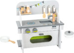 Mini-bucătărie compactă din lemn, cu accesorii, SMALL FOOT - imagine 4