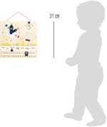 Ceas educațional din lemn cu calendar - Educate, SMALL FOOT - imagine 7