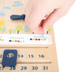 Ceas educațional din lemn cu calendar - Educate, SMALL FOOT - imagine 6