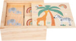 Joc educativ de memorie din lemn - Gasește perechiile - Safari, SMALL FOOT - imagine 3