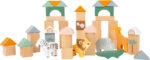 Cuburi din lemn pentru construit - Safari, SMALL FOOT - imagine 3