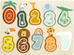 Puzzle educativ cu numere - Safari, SMALL FOOT - imagine 2