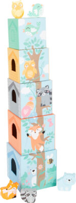 Turn de stivuire în culori pastel, SMALL FOOT - imagine 3