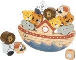Joc de stivuire și echilibru din lemn - Safari, SMALL FOOT - imagine 4
