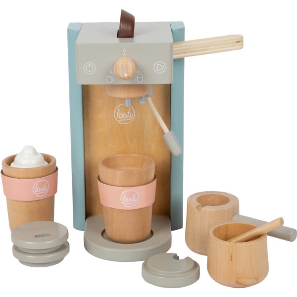 Aparat de cafea din lemn cu accesorii - Tasty, SMALL FOOT
