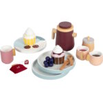 Set de cafea și ceai din lemn cu, accesorii - Tasty, SMALL FOOT