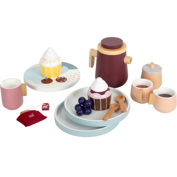 Set de cafea și ceai din lemn cu, accesorii - Tasty, SMALL FOOT
