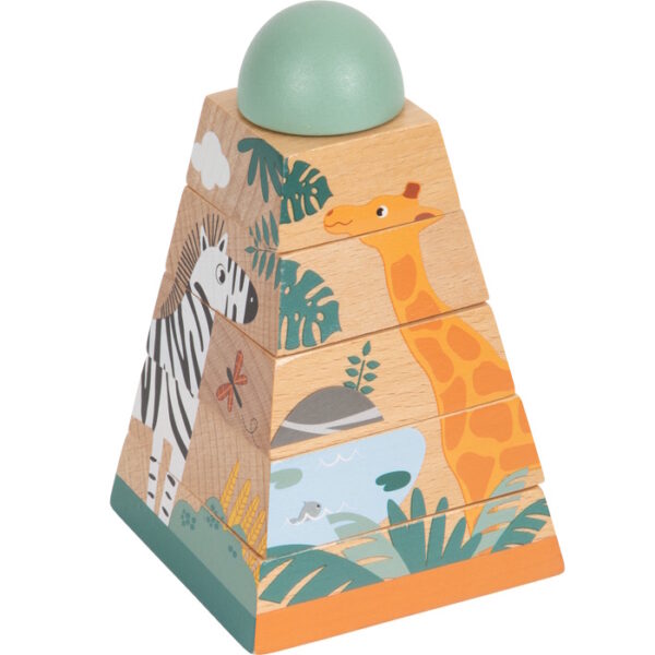 Turn de stivuire din lemn - Safari, SMALL FOOT