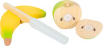 Set alimente pentru prânz din lemn, de tăiat - Fresh, SMALL FOOT - imagine 6