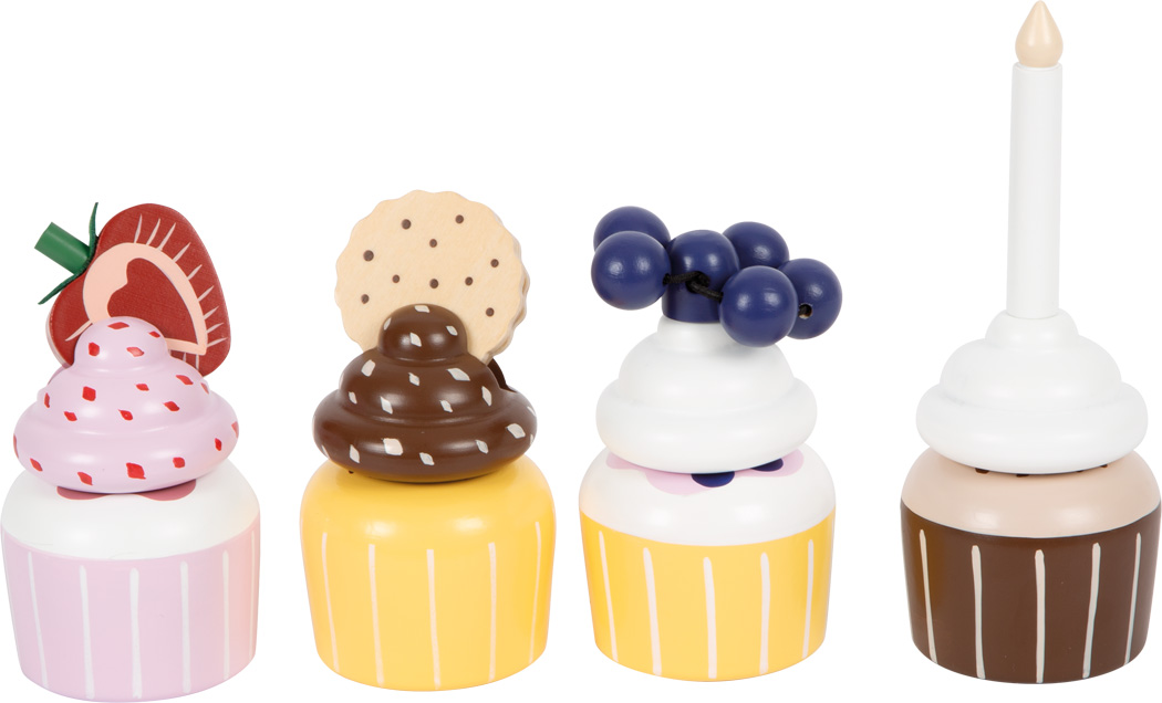 Etajeră din lemn cu accesorii magnetice - Tasty, SMALL FOOT - imagine 5