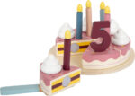 Tort aniversar din lemn cu felii detașabile -Tasty, SMALL FOOT - imagine 6