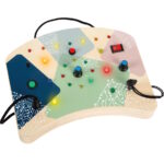 Panou de activități motorii cu lumină LED și comutatoare, SMALL FOOT