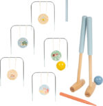 Joc ”Croquet” din lemn - Garden Buddies, SMALL FOOT - imagine 4