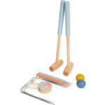 Joc ”Croquet” din lemn - Garden Buddies, SMALL FOOT