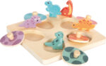 Joc de memorie din lemn FSC, Dino, SMALL FOOT - imagine 2