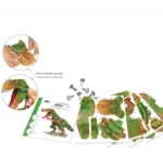 Set creativ 3D - Dinozaurul T-Rex, CRÉA LIGN, 6 ani+ - imagine 3