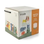 Turn din cuburi - Blocuri de construit pentru copii, TRIXIE - imagine 5