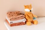 Set 3 museline din bumbac ORGANIC - Fierce Fox, 55X55cm, TRIXIE - imagine 6