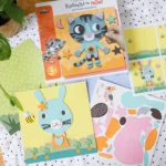 Set creativ – Creează tablouri colorate din spumă - Animale de companie, CRÉA LIGN, 3 ani+ - imagine 4