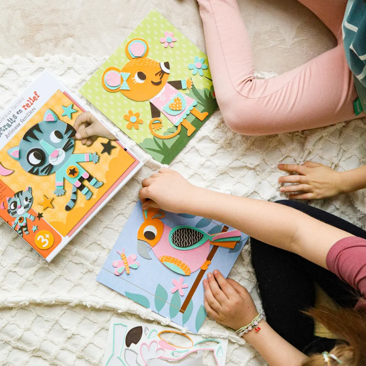 Set creativ – Creează tablouri colorate din spumă - Animale de companie, CRÉA LIGN, 3 ani+ - imagine 7