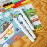 Set artistic - Creează și colorează cu markere magice - Travel, CRÉA LIGN, 3 ani+ - imagine 6
