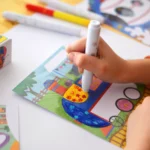 Set artistic - Creează și colorează cu markere magice - Travel, CRÉA LIGN, 3 ani+ - imagine 2