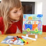 Set artistic - Creează și colorează cu markere magice - Travel, CRÉA LIGN, 3 ani+ - imagine 3