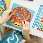 Set creativ - Animale de decorat cu mozaic sclipitor, CRÉA LIGN - imagine 4
