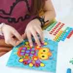 Set creativ - Animale de decorat cu mozaic sclipitor, CRÉA LIGN - imagine 2