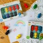 Set primele mele creioane cerate, CRÉA LIGN (9 buc.) - imagine 2