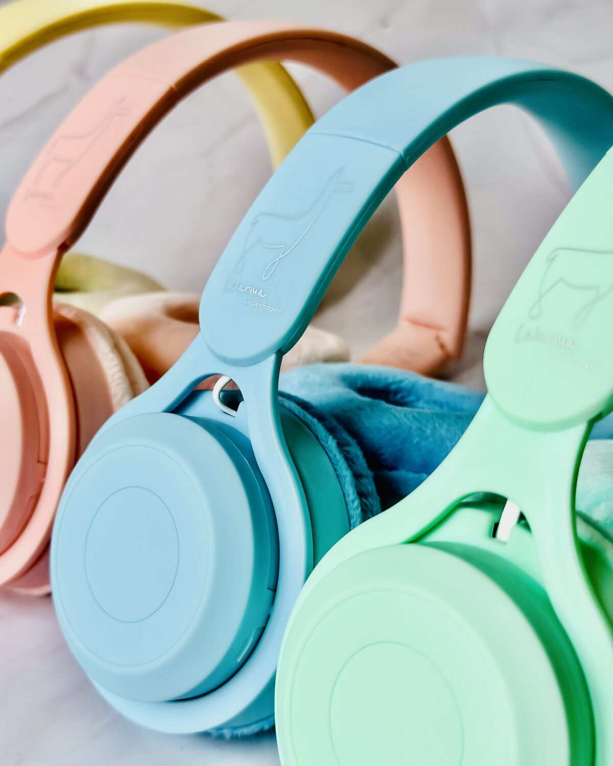 Căști Wireless  – Blue Pastel, LALARMA - imagine 5