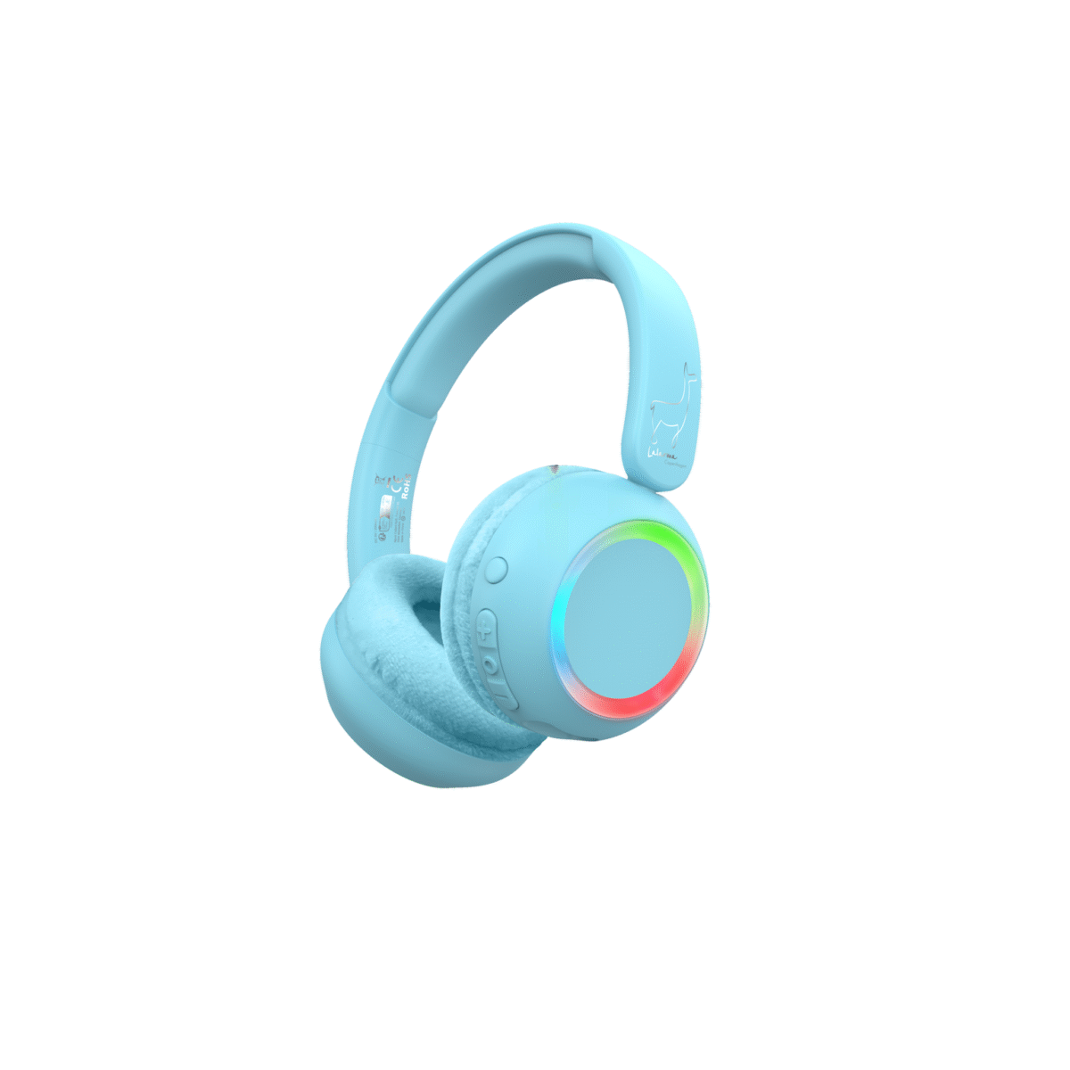 Căști wireless cu iluminare LED – Blue LALARMA - imagine 1