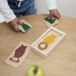 Puzzle educativ din lemn – Animale combinate, TRIXIE - imagine 2