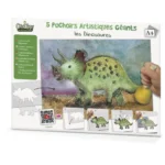 Set de șabloane pentru desen -  Dinozauri, CRÉA LIGN