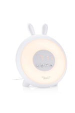 Ceas cu alarmă și lumină de veghe – Bunny, Alb, RABBIT AND FRIENDS - imagine 3
