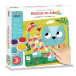 Set creativ - Pictează cu degețelele - Animale domestice, CRÉA LIGN, 3 ani+