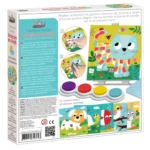 Set creativ - Pictează cu degețelele - Animale domestice, CRÉA LIGN, 3 ani+ - imagine 8