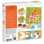 Set creativ - Pictează cu degețelele - Animale din pădure, CRÉA LIGN, 3 ani+ - imagine 3