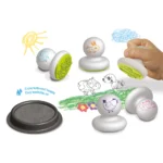 Set ștampile din lemn – Animale, CRÉA LIGN (6 buc.) - imagine 2