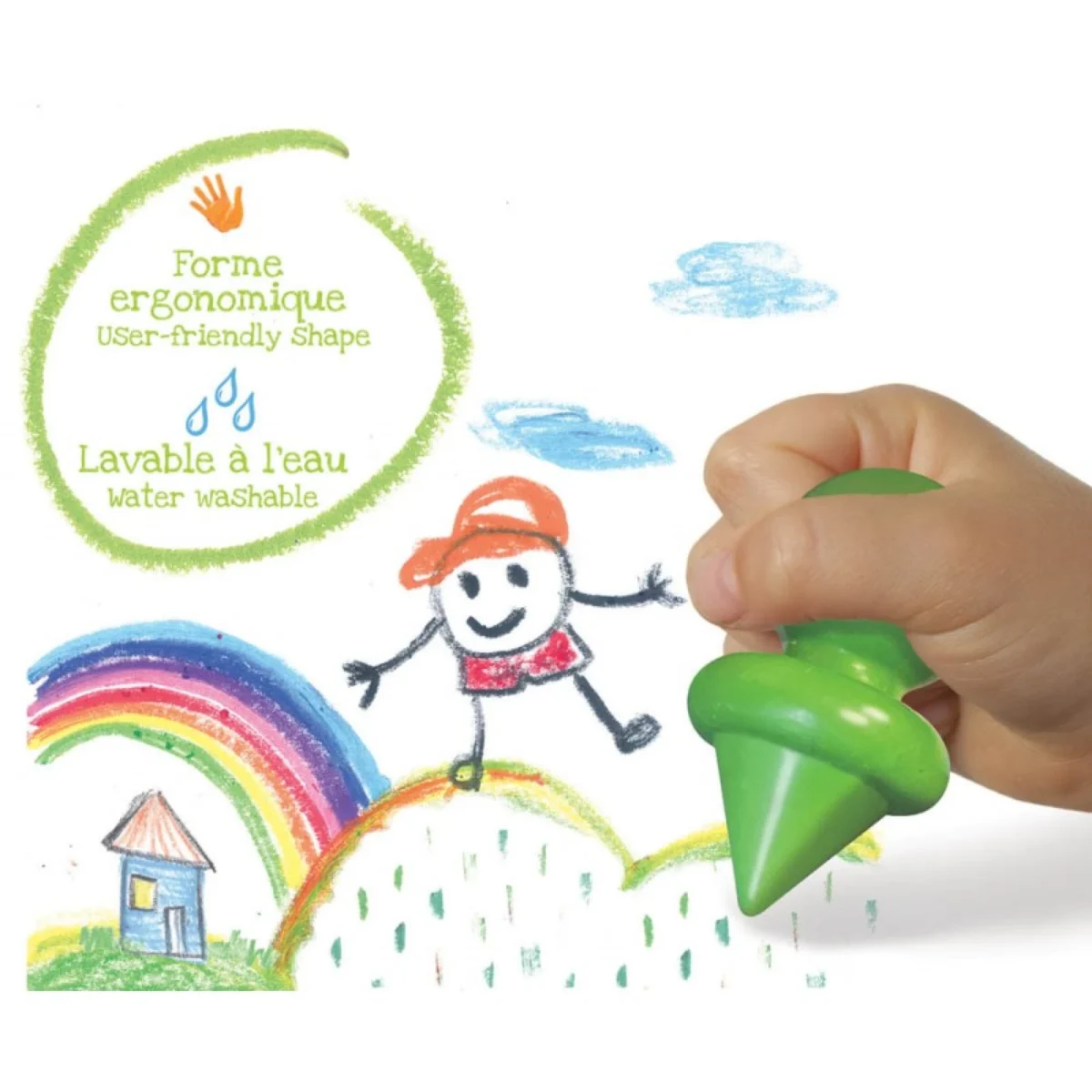 Set primele mele creioane cerate, CRÉA LIGN (9 buc.) - imagine 5