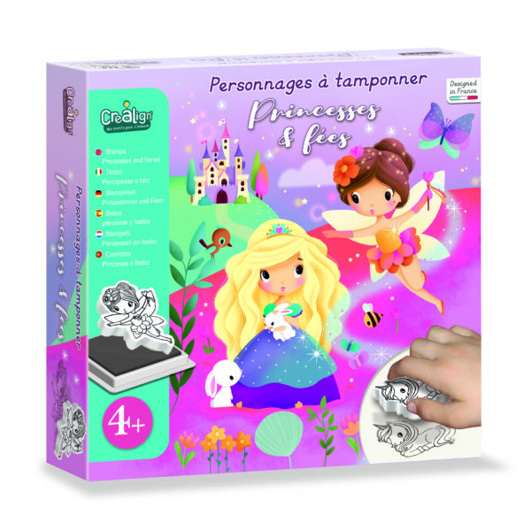 Set 10 ștampile din spumă - Prințese și Zâne, CRÉA LIGN