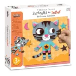 Set creativ – Creează tablouri colorate din spumă - Animale de companie, CRÉA LIGN, 3 ani+