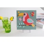 Set creativ – Creează tablouri colorate din spumă - Animale din Savană, CRÉA LIGN, 3 ani+ - imagine 3