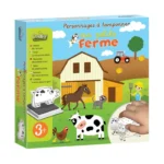 Set 10 ștampile din spumă - Ferma, CRÉA LIGN