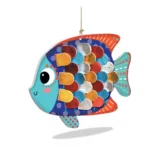 Set creativ – Decorează viețuitoare marine cu solzi colorați, CRÉA LIGN, 3 ani+ - imagine 2