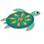 Set creativ – Decorează viețuitoare marine cu solzi colorați, CRÉA LIGN, 3 ani+ - imagine 5